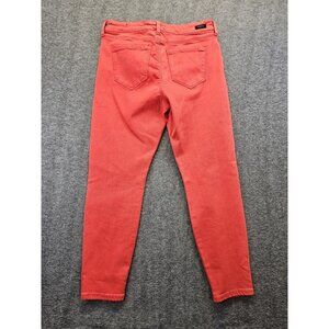 Liverpool Jeans Womens Size 10/30 Petite The Crop Tomato Red